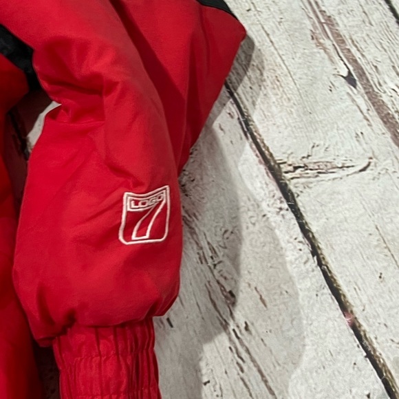 Vintage 1990s San Francisco 49ers NFL Football Logo 7 Puffy Zip Up Coat Jacket - Picture 3 of 9